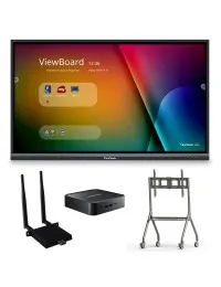 IFP7550-C4 75” ViewBoard Interactive Flat Panel Bundle with Chromebox